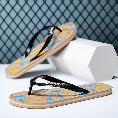 Camouflage Beach Flip-Flops