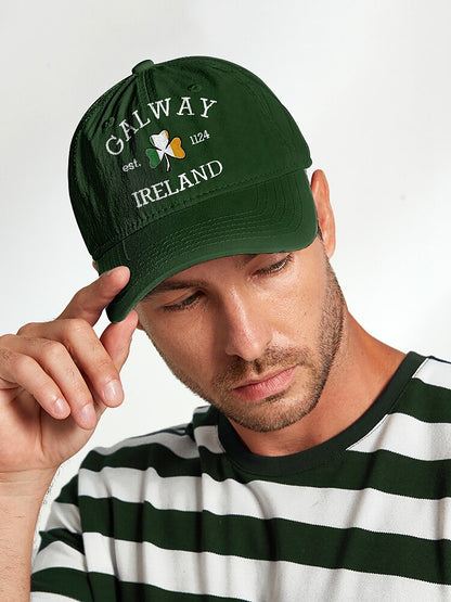 St. Patrick's Galway Shamrock Baseball Cap