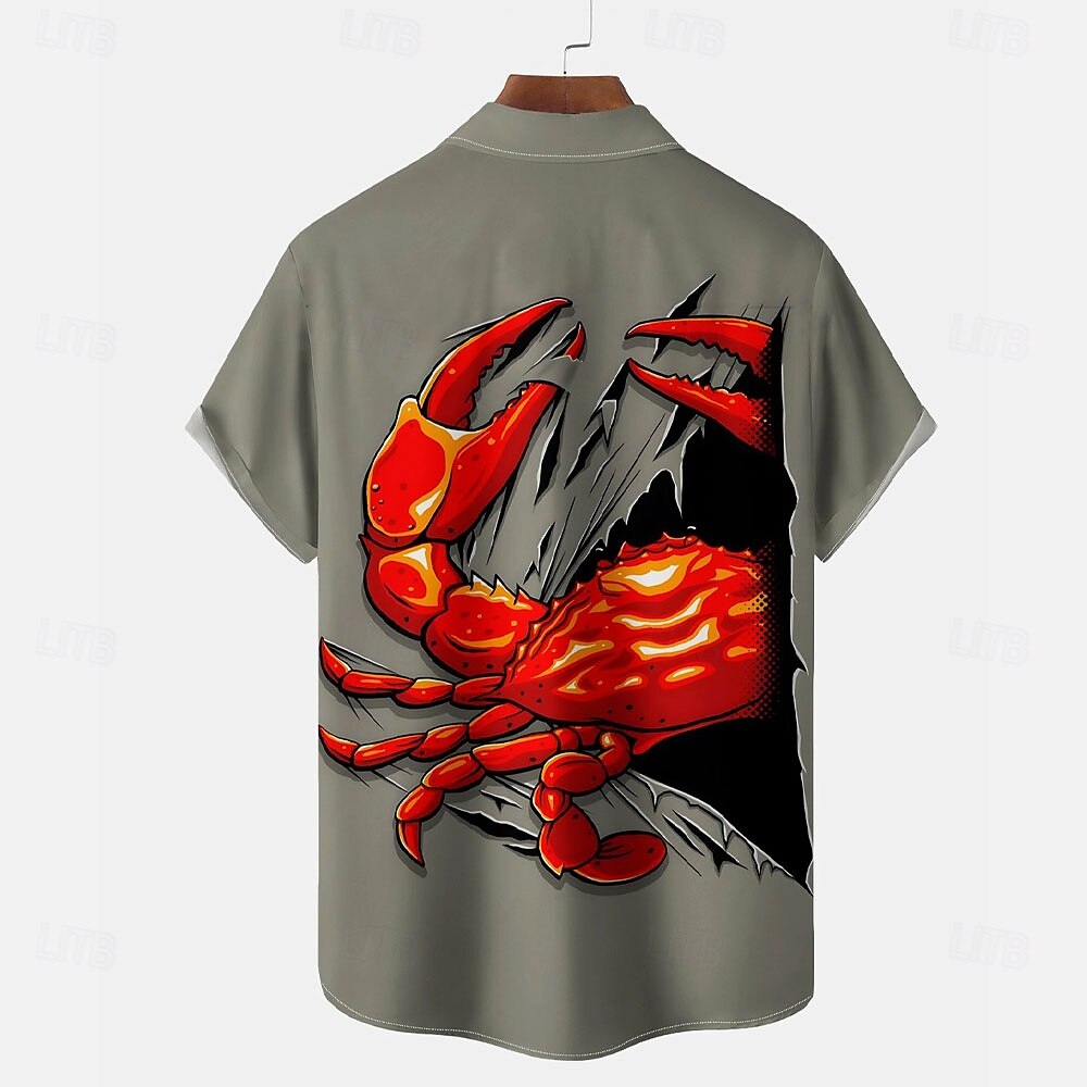 Graphic Crab Casual Shirt