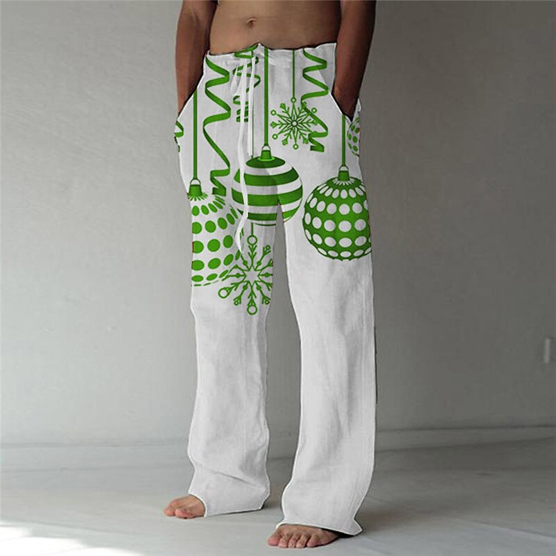 Christmas Lanterns Trousers Pants