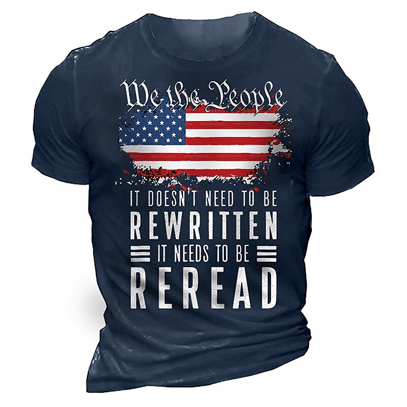 Distressed Patriotic Flag T-Shirt