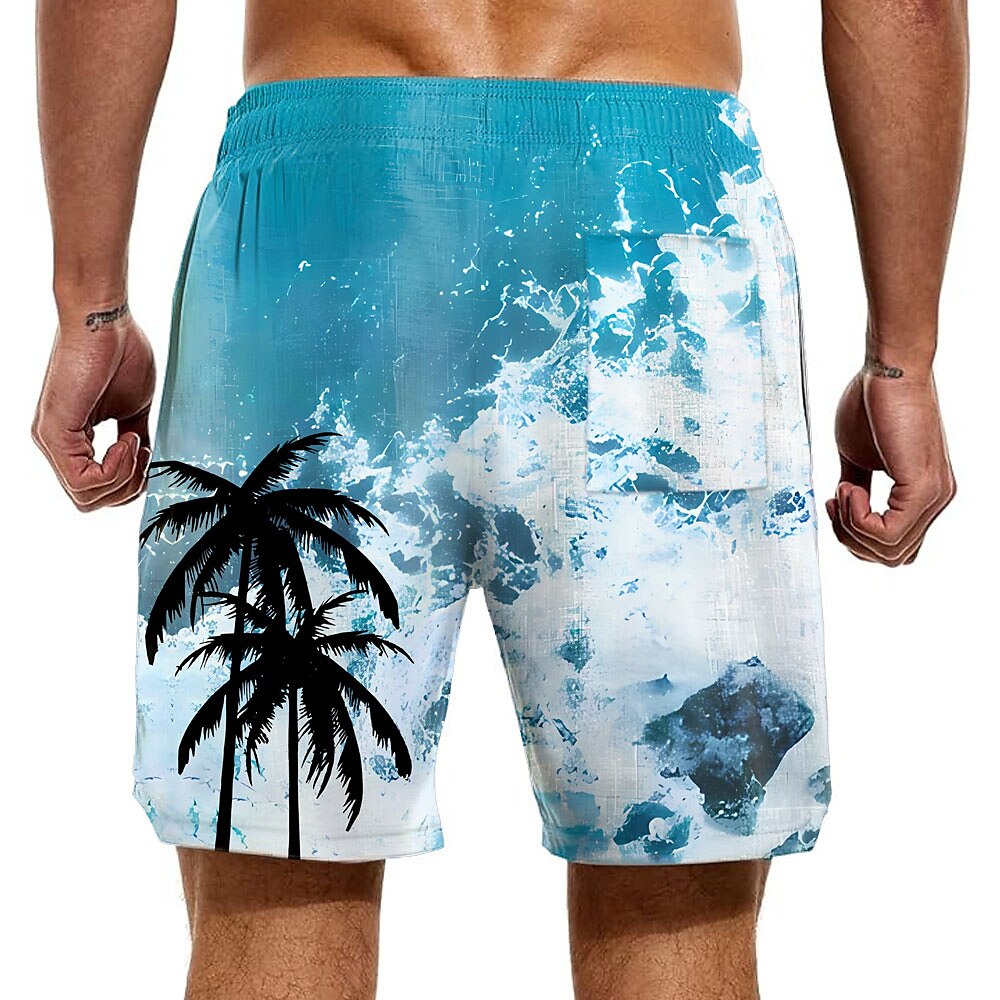 Coconut Tree Ocean Tropical 2-in-1 Board Shorts