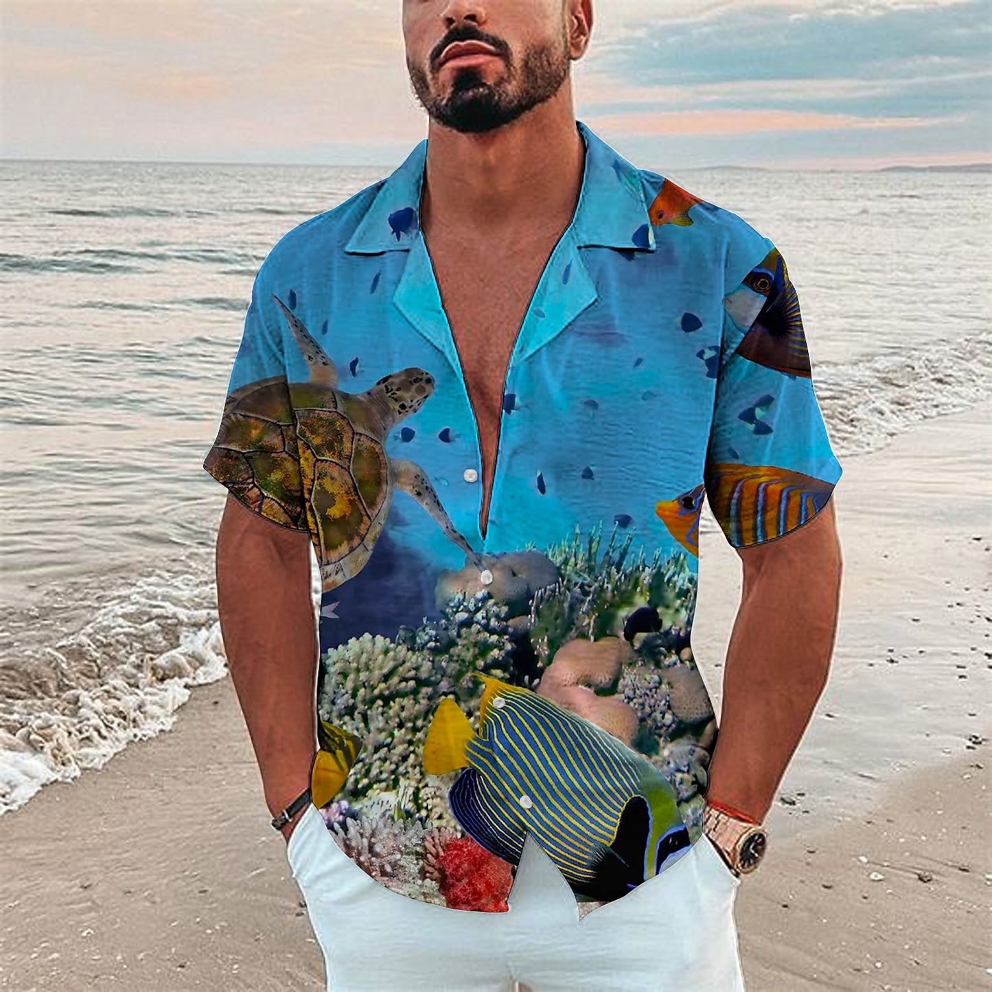 Tropical Fish Hawaiian Shirt