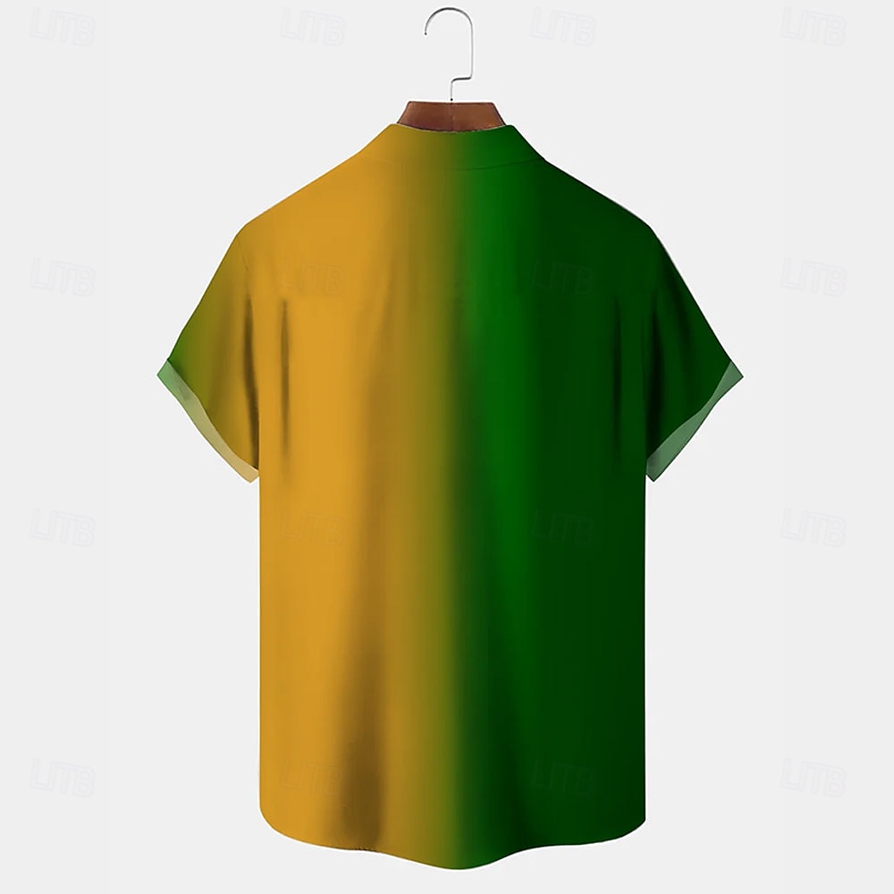 Gradient Four Leaf Clover Shirt