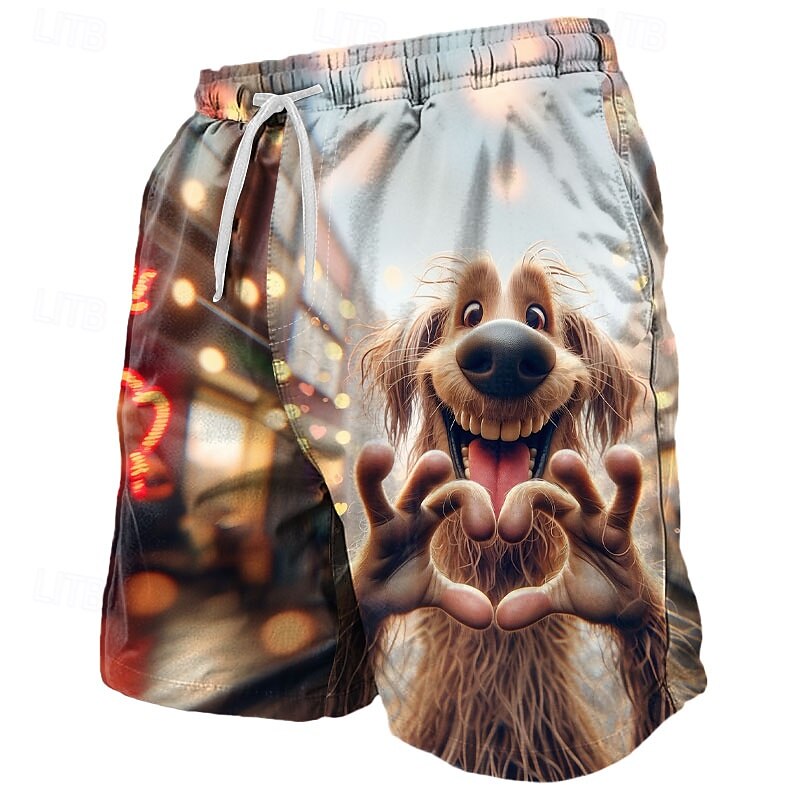 Bañador de animales, pantalones cortos de tabla