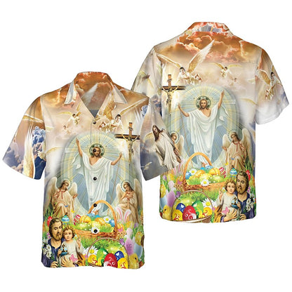 Tropical Fashion Easter Jesus Shirt