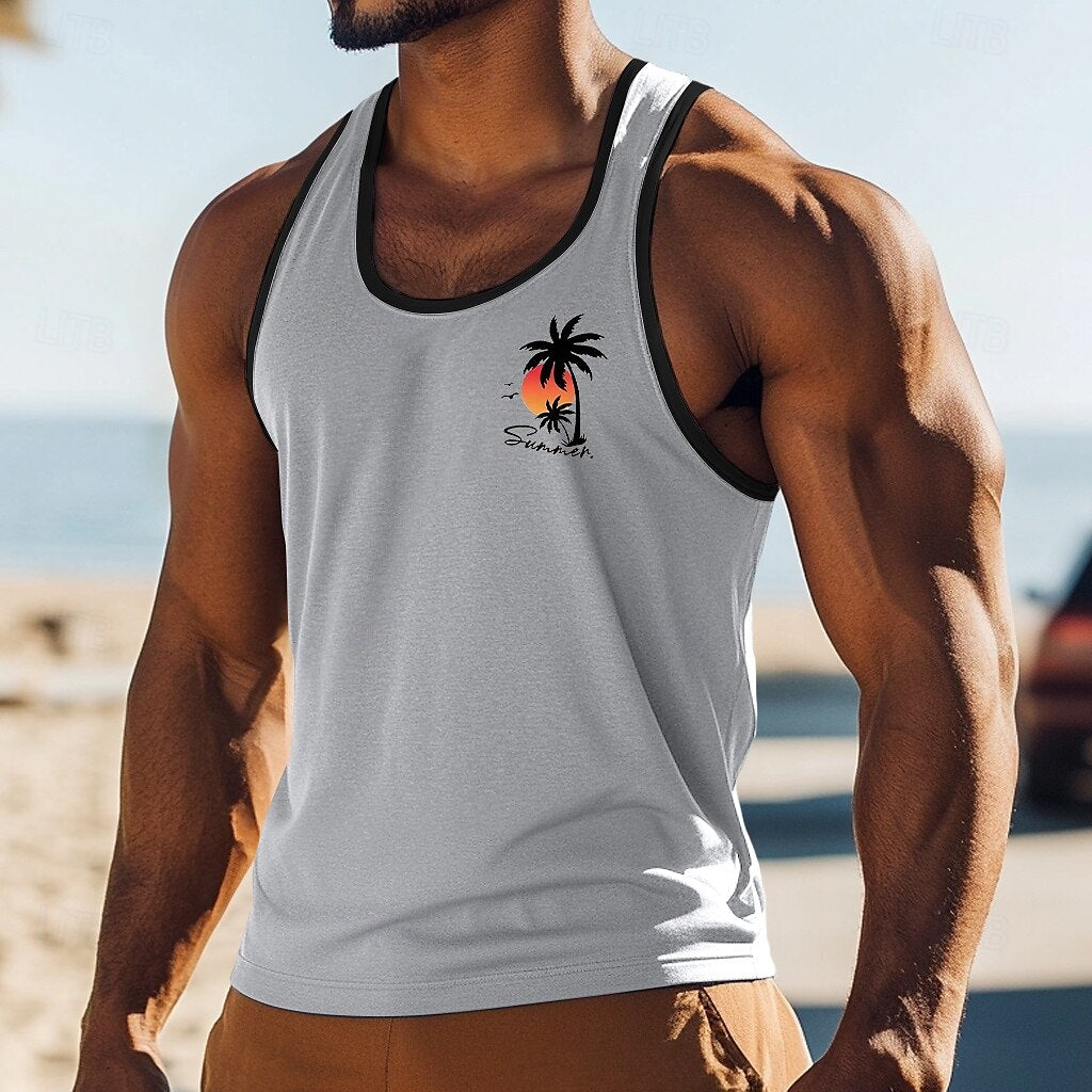 Coconut Tree Tank Top