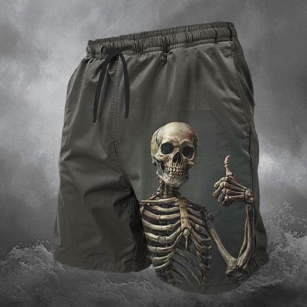 Skull Swimming Trunks Board Shorts