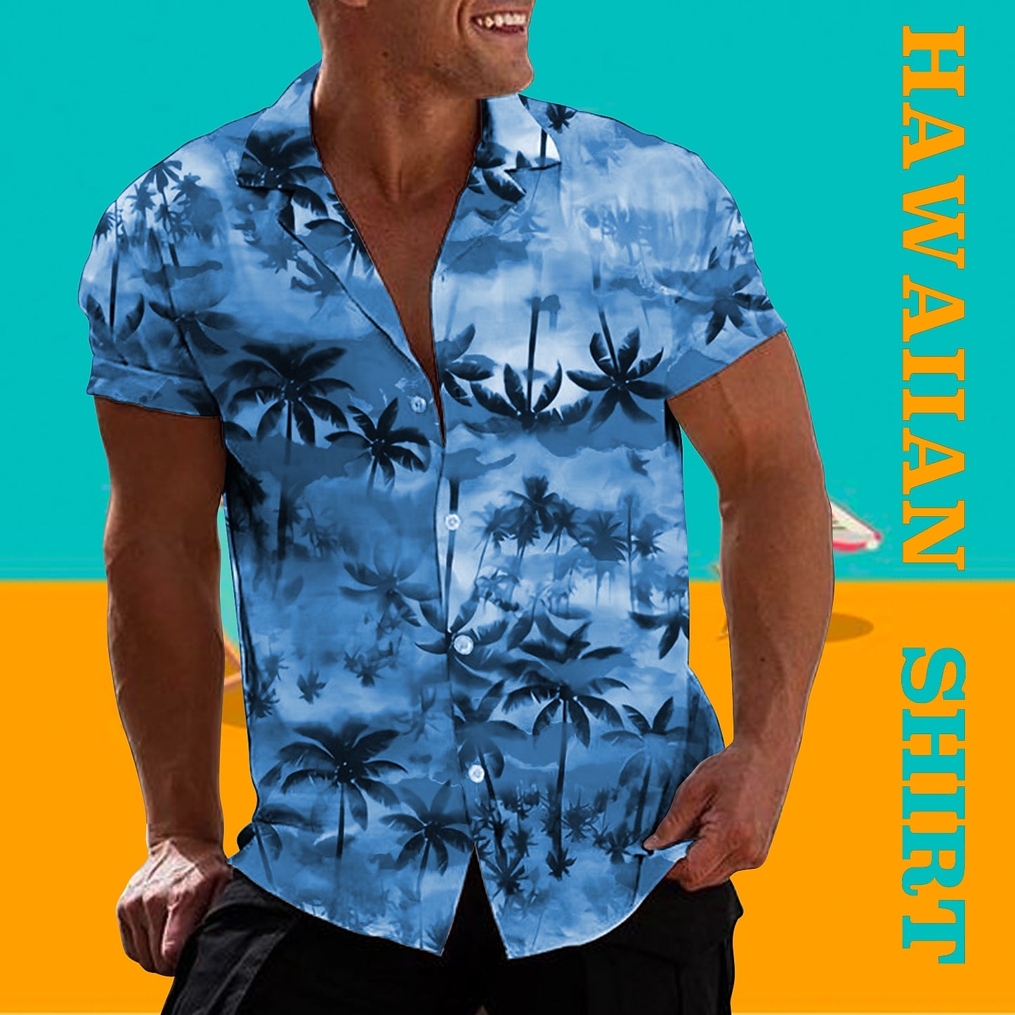 Gradient Coconut Hawaiian Shirt