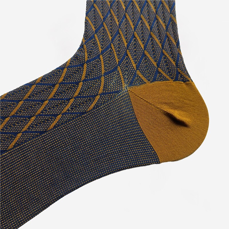 Plaid Checkered Geometry  Socks