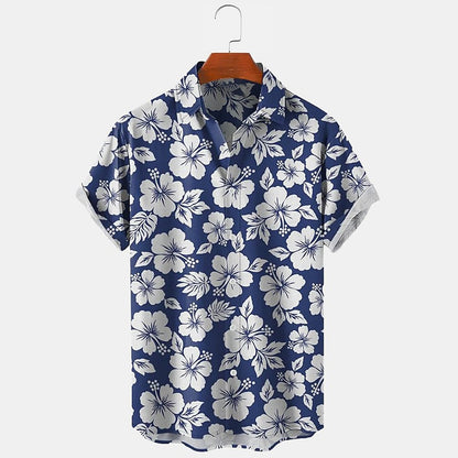 Tropical Flowers Aloha Shirt