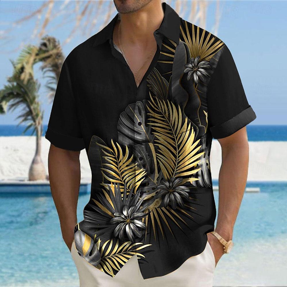 Palm Leaf Hawaiian Shirt