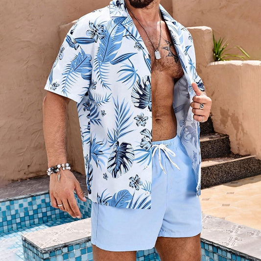 Plants & Leaves Shirt & Shorts Set