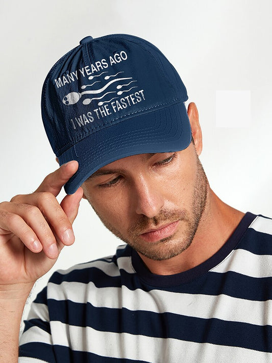 Funny 'Fastest' Quote Baseball Cap
