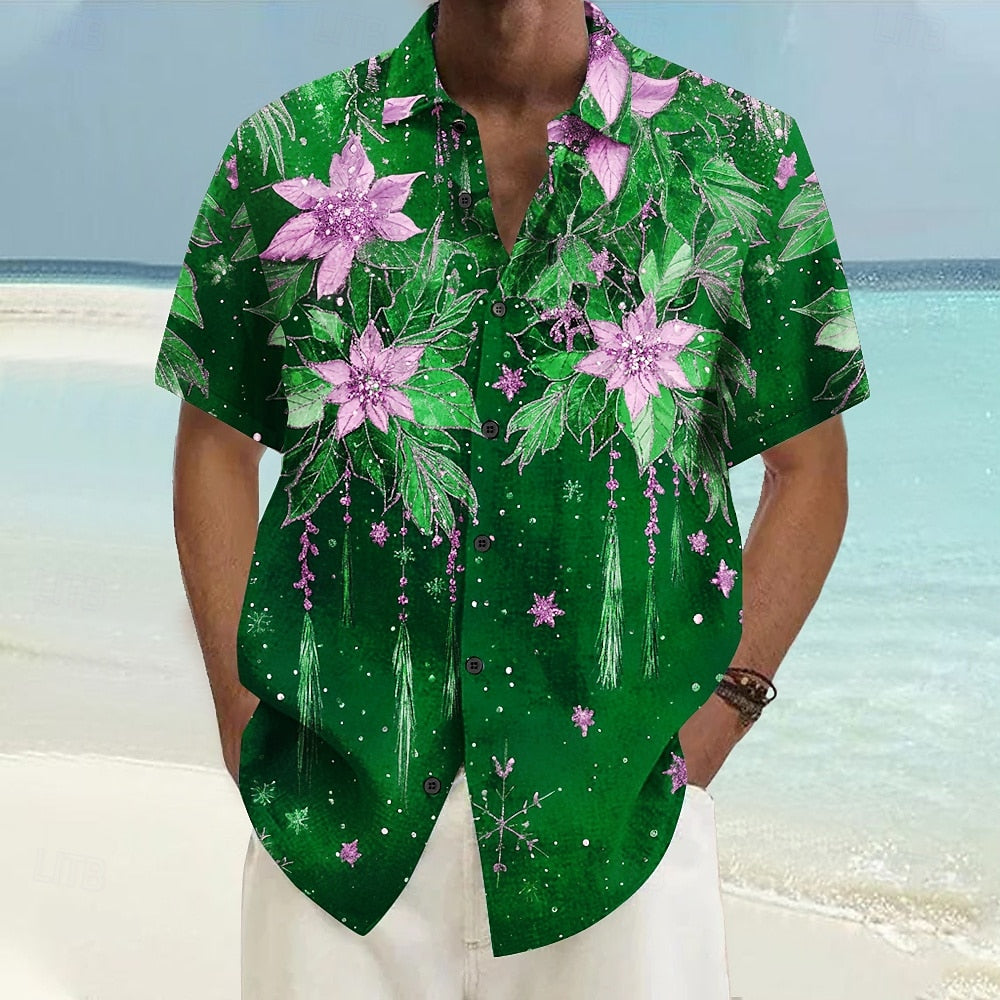 Floral Hawaiian Summer Shirt