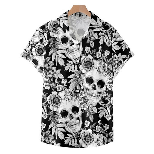 Skull Summer Hawaiian Aloha Shirt