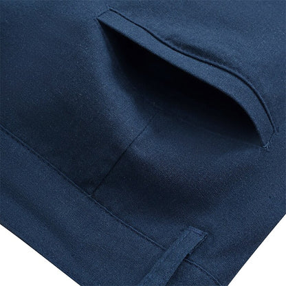 Linen Straight-Leg Dress Pants