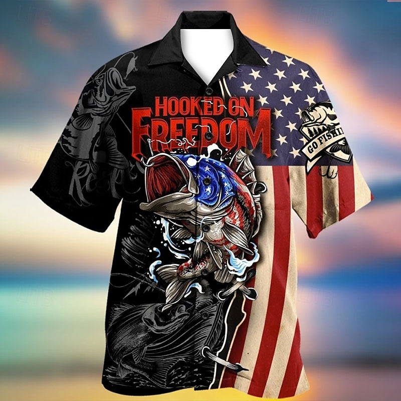 American Independence Day Eagle Flag Shirt