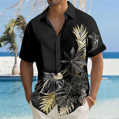 Palm Leaf Hawaiian Shirt