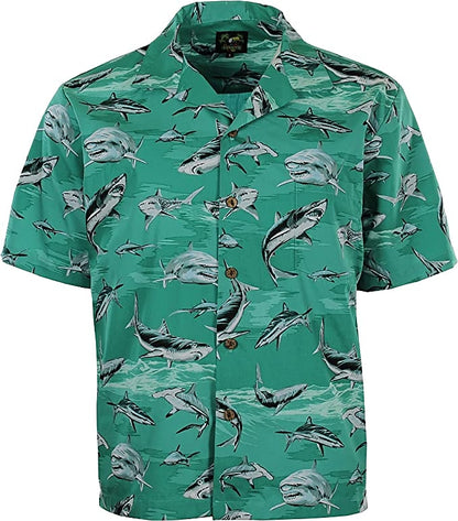 Shark Tropical Camp Collar Shirt