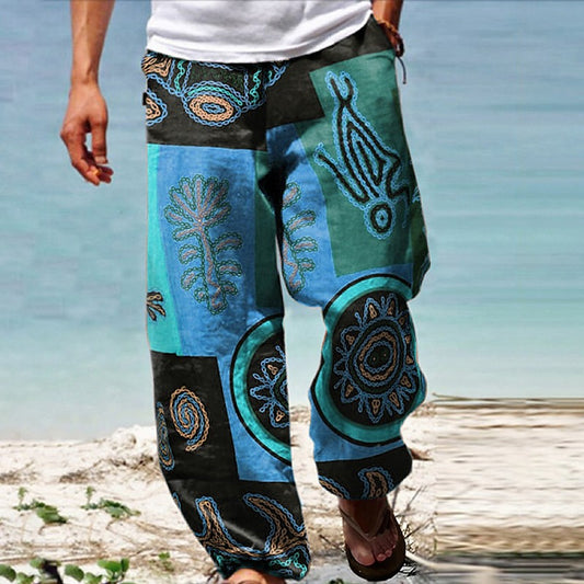 Pantalones de verano con diseño boho