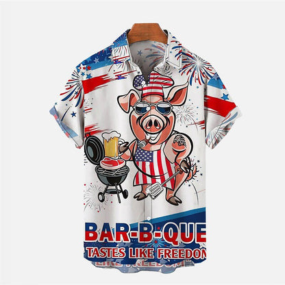 Pig National Flag Shirt