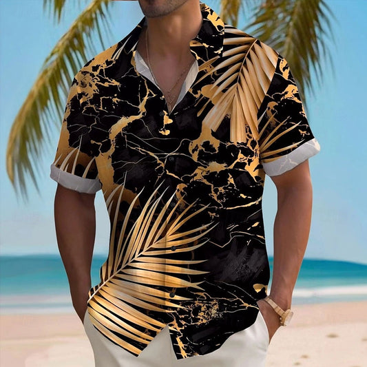 Palm Leaf Hawaiian Shirt