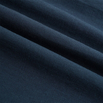 Linen Drawstring Straight-Leg Pants