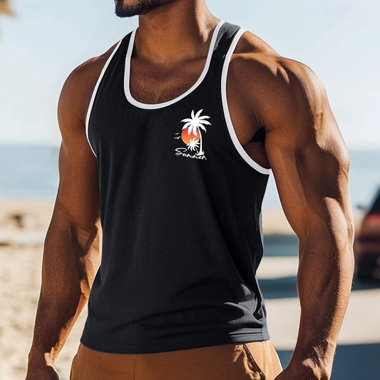 Coconut Tree Tank Top