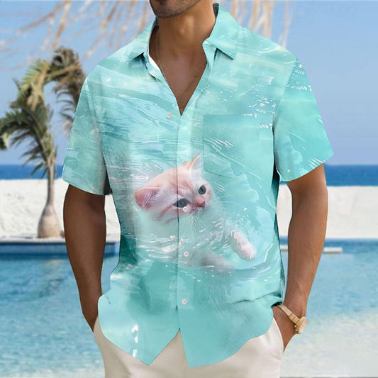 Cat Optical Illusion Shirt