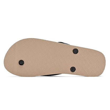 Playful Blue Cartoon Dog Flip-Flops