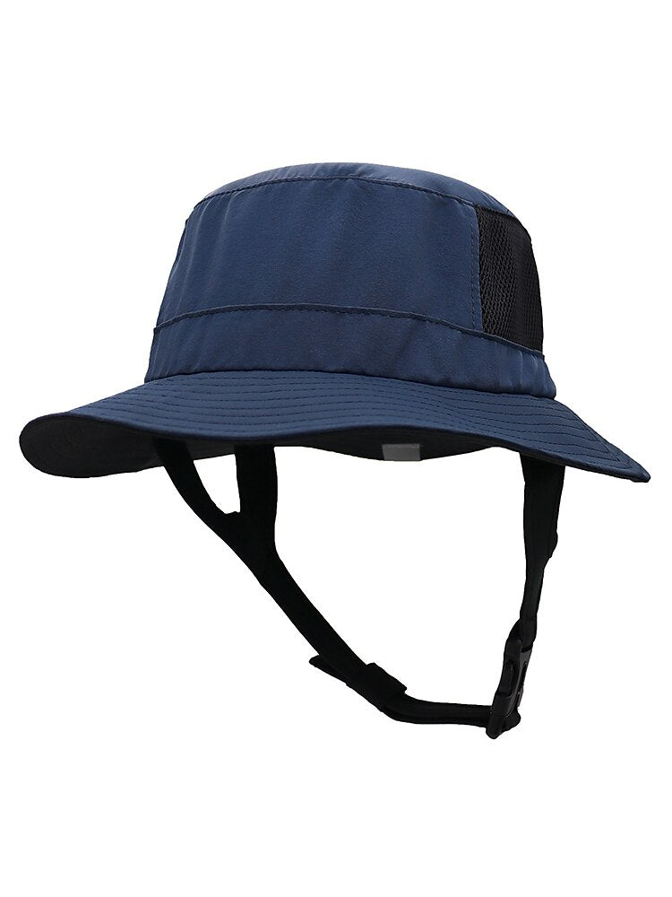 UPF50+ Waterproof Bucket Hat w/ Chin Strap