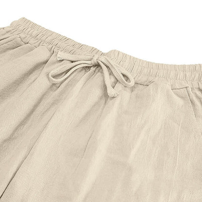Coconut Tree Linen Baggy Pants