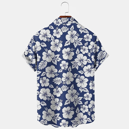 Tropical Flowers Aloha Shirt