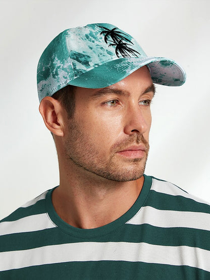 Tropical Palm Tree Baseball Cap