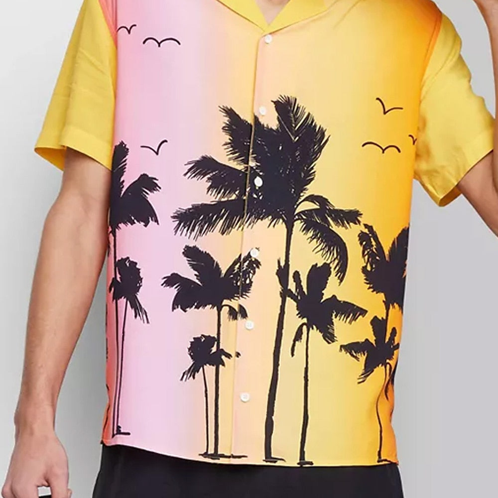 Coconut Palm 2-Piece Cuban Set Yellow