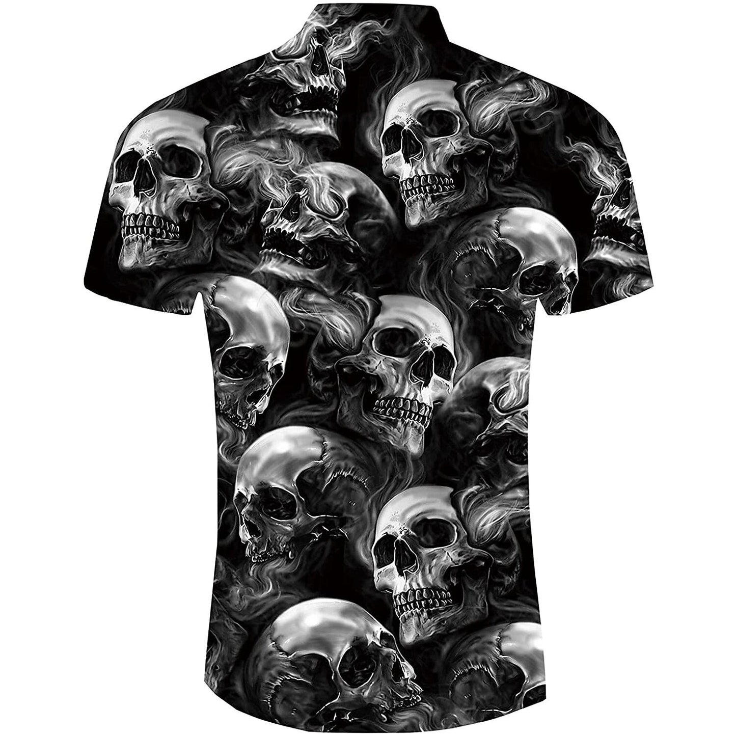 Fashion Cool Skull Button Up Shirt