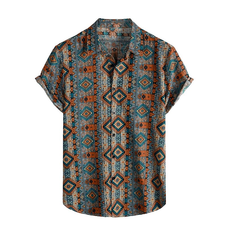 Camisa étnica vintage tribal