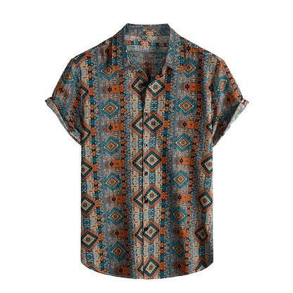 Camisa étnica vintage tribal