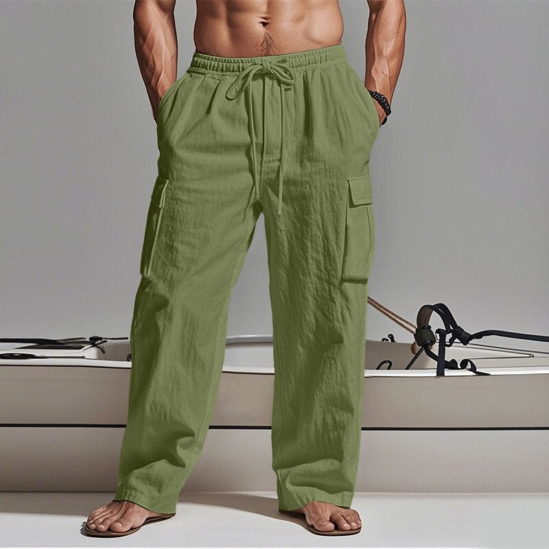 Breathable Gauze Cargo Pants