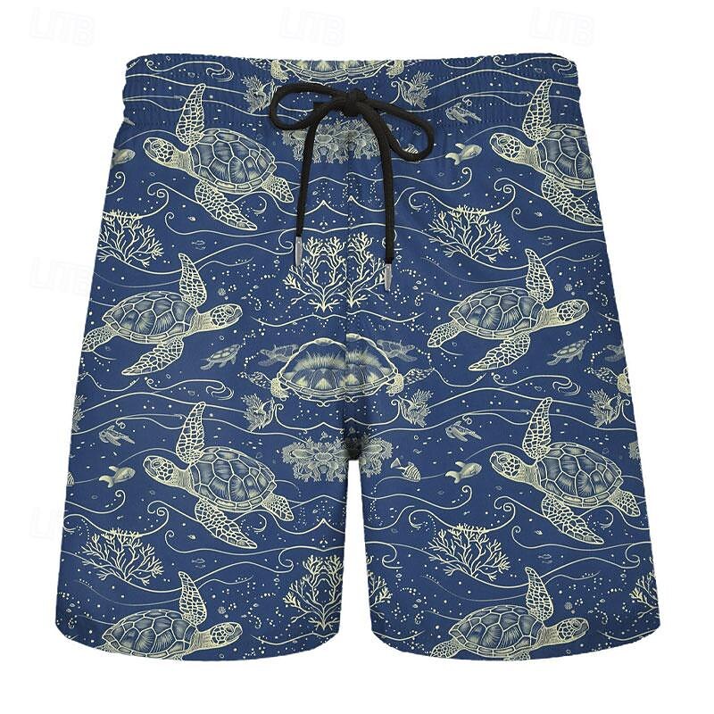 Graphic Prints Octopus Swimming Trunks Board Shorts