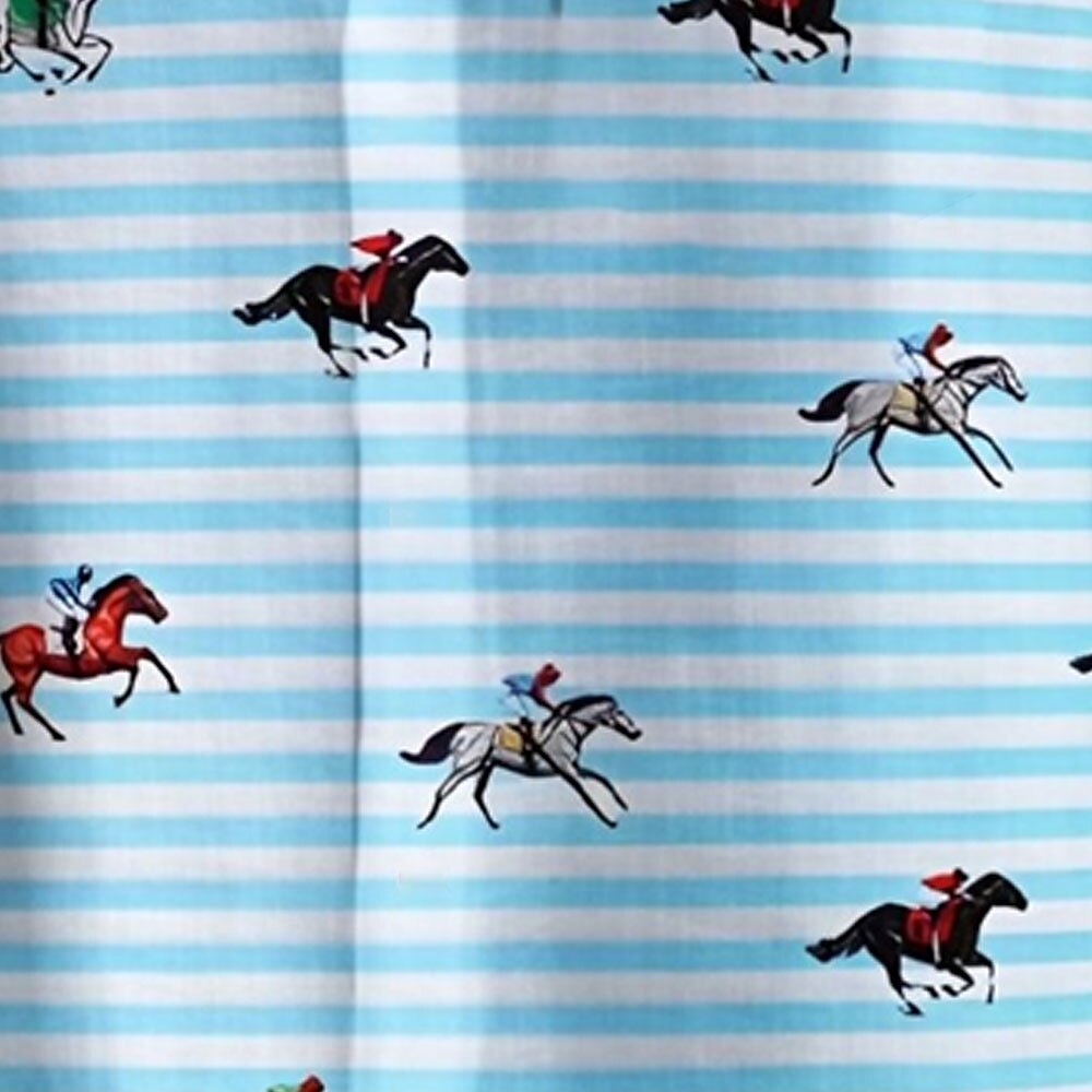 Striped Horse Racing Shirt