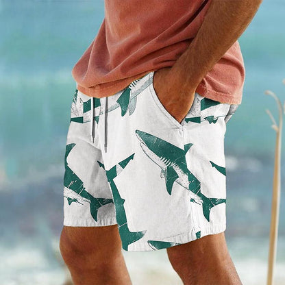 Shark Marine Life Swimming Trunks Board Shorts