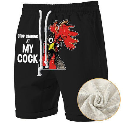 Graphic Animal Turkey Sweat Shorts