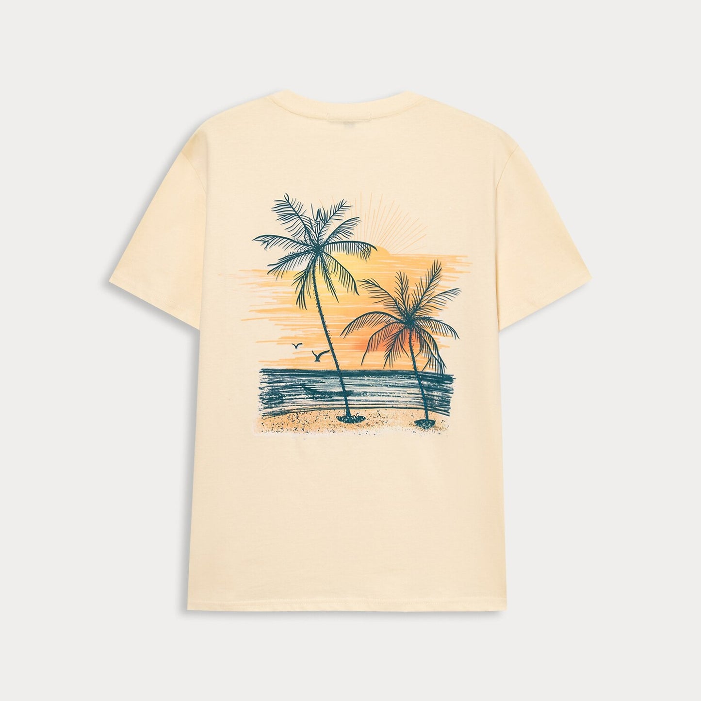 Beige Coconut Tree T-shirt
