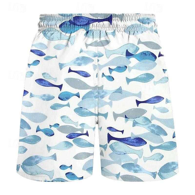 Graphic Prints Octopus Swimming Trunks Board Shorts