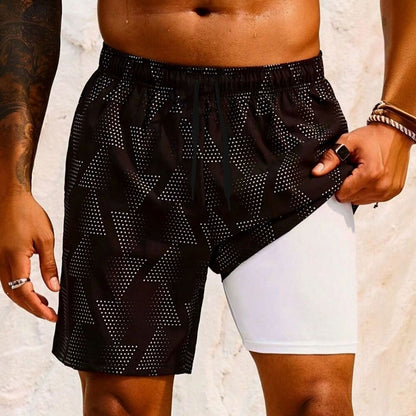 Polka Dot Swim Shorts