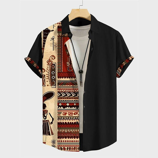 Camisa étnica tribal diaria