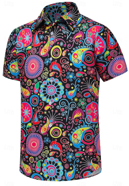 Retro 70s Paisley Party Shirt