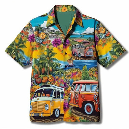 Floral Hippie Bus Shirt